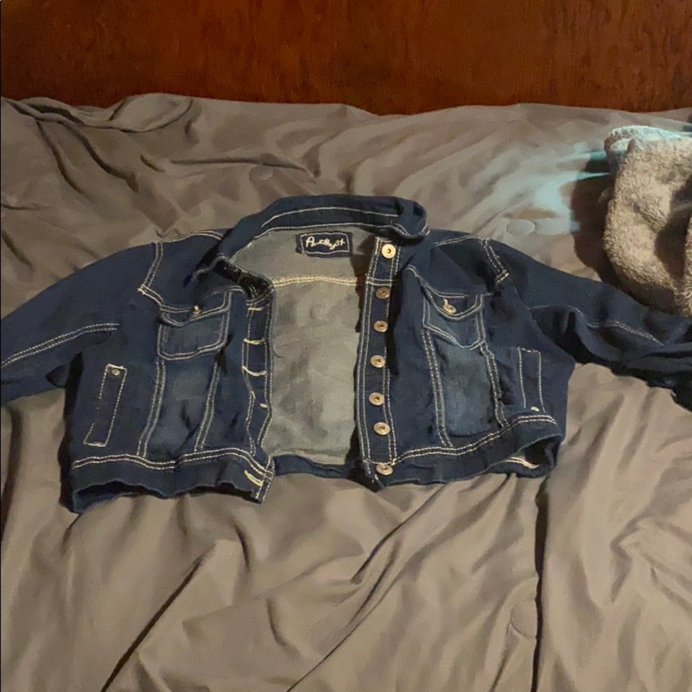 Jean jacket darker.